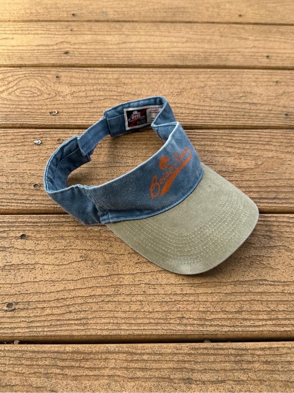 Light Blue Boise State Visor